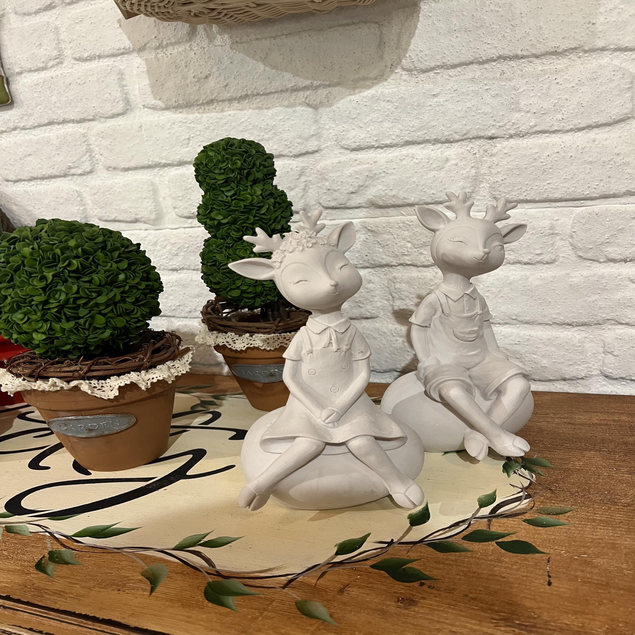 Polyester 2li Tavşan Obje resmi