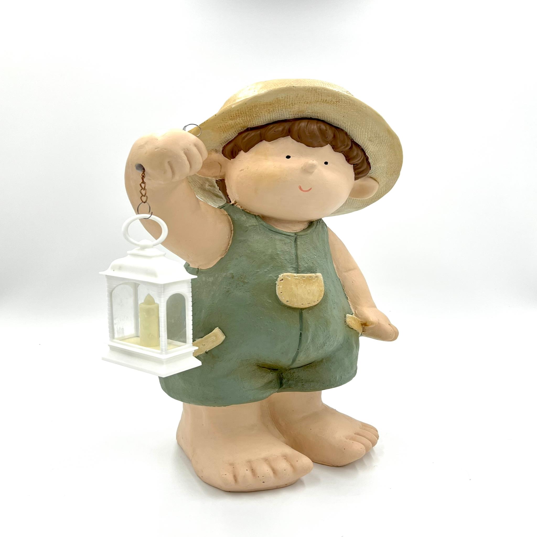 Işıklı erkek figür obje resmi