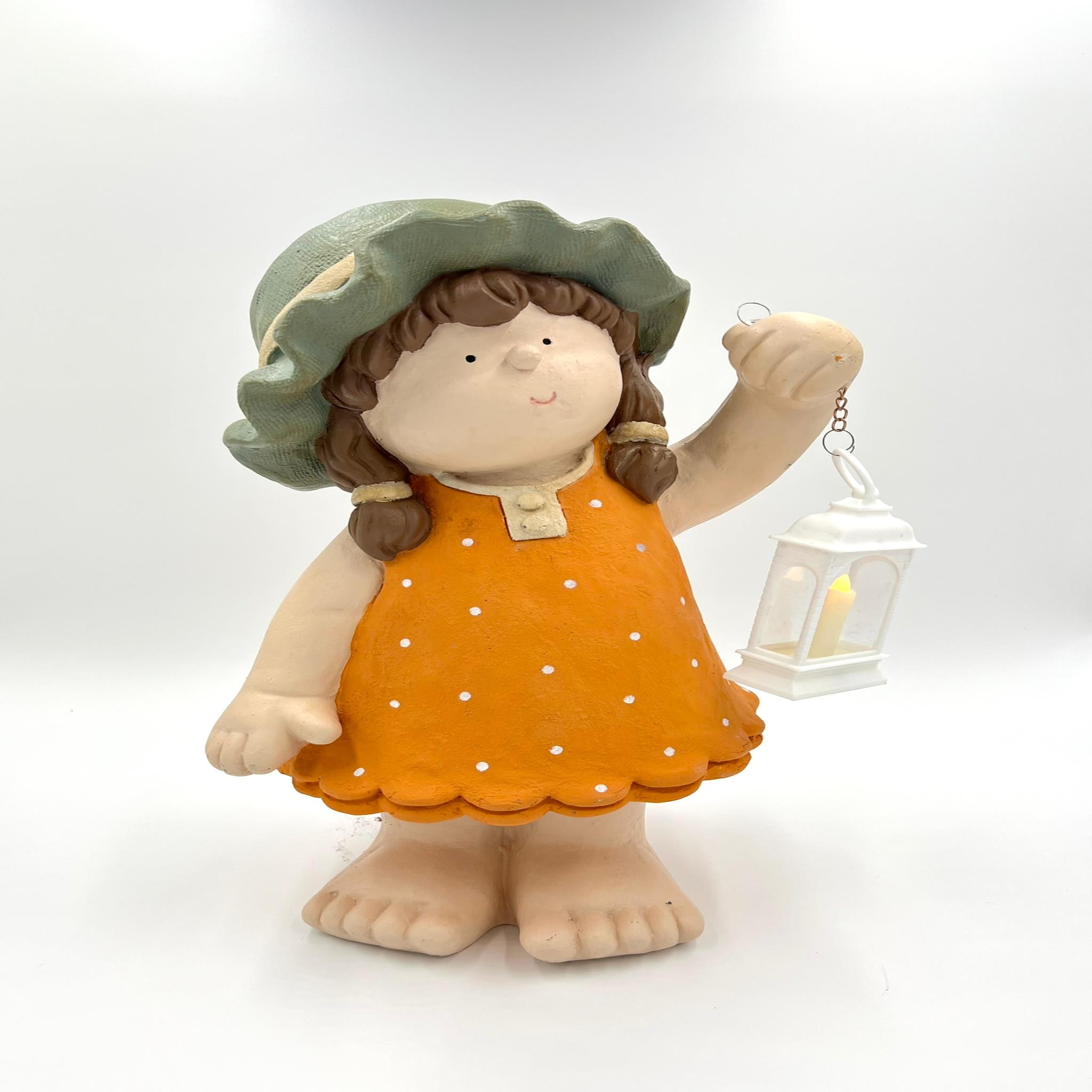 Işıklı kız figür obje resmi